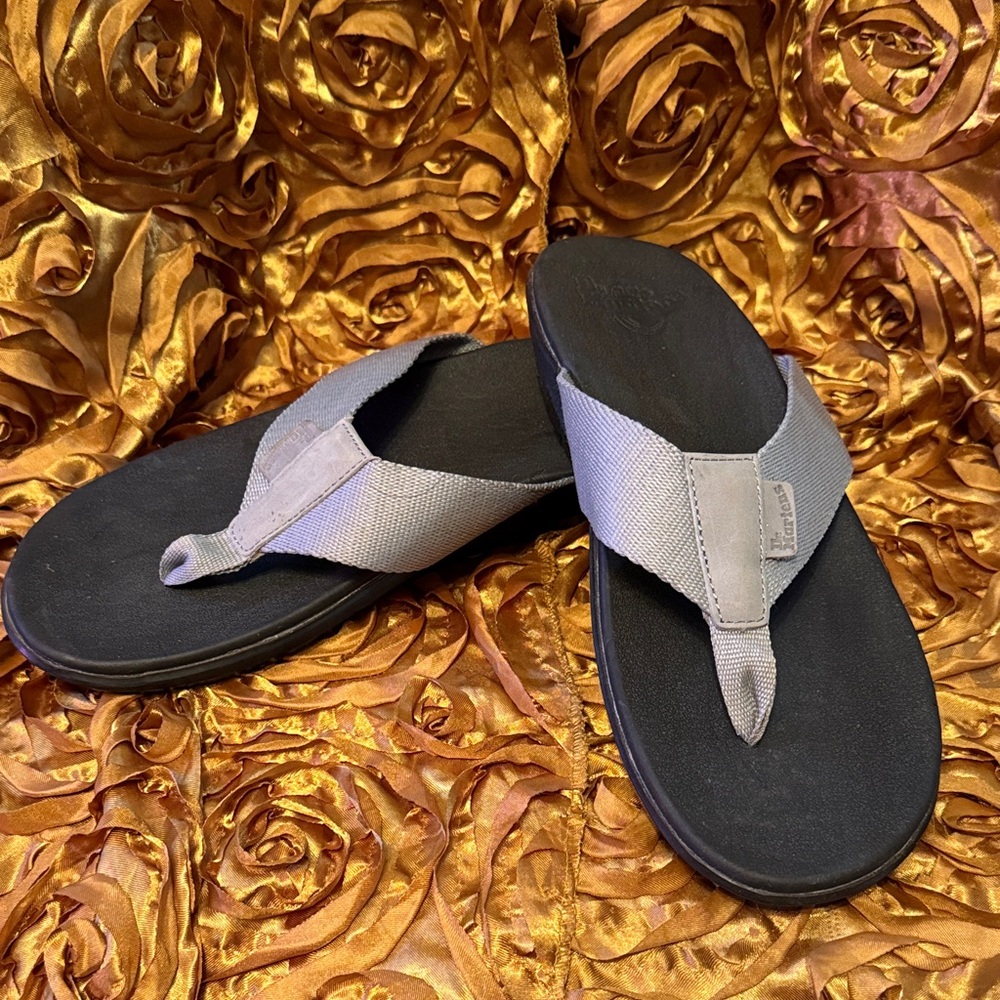 Dr. Martens Gray and Black Sandals
